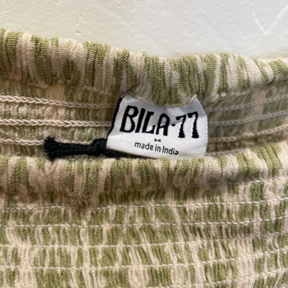 Bila 77 Green Patterned Maxi Dress - Picture 2 of 2